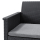 Keter Lounge-Set EMMA + ORLANDO anthrazit (1x 2-Sitzer Sofa, 2x Sessel, 1x Tisch)