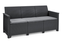Keter Lounge-Set "Emma" 4tlg. 3er Sofa 2x...