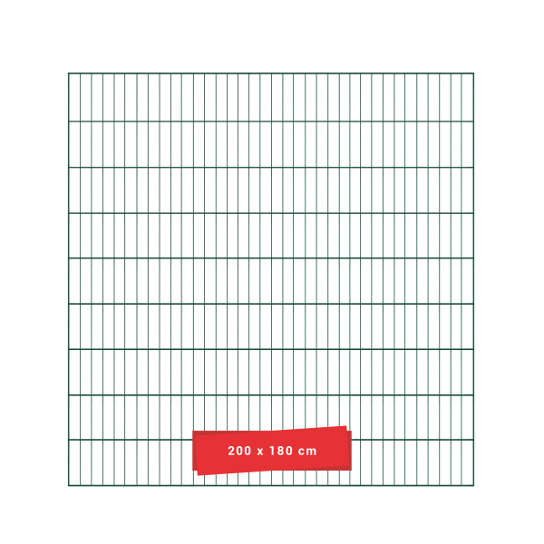 ESSENTIAL Einstabmatte 200x180 cm in Moosgr&uuml;n