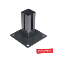 ESSENTIAL Bodenplatte 150x150 mm (für 6x6 cm)...