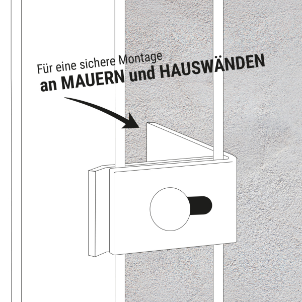ESSENTIAL Zubeh&ouml;r Wandanschlusswinkel/Eckmattenverbinder