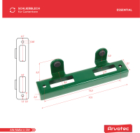ESSENTIAL Schließblech für Einzel- & Doppeltor