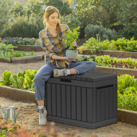 Keter Gartentruhe KENTWOOD Anthrazit, 190 L