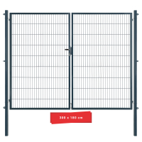 ESSENTIAL Doppeltor 300x180 cm in Anthrazit