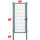 ESSENTIAL Einzeltor 100 x 180 cm in Anthrazit