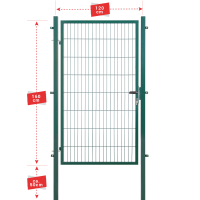 ESSENTIAL Einzeltor 120 x 160 cm in Moosgrün