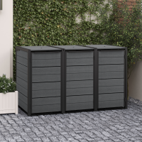 Keter Mülltonnenbox "HIDE AWAY" 960 Liter Anthrazit