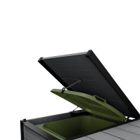 Keter Mülltonnenbox "HIDE AWAY" 960 Liter Anthrazit