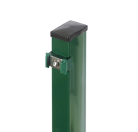 EASY Pfosten/Eckpfosten 6x4/6x6 cm mit angeschweißter Bodenplatte