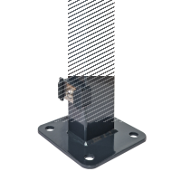 EASY Bodenplattenpfosten 6x4x149 cm Anthrazit