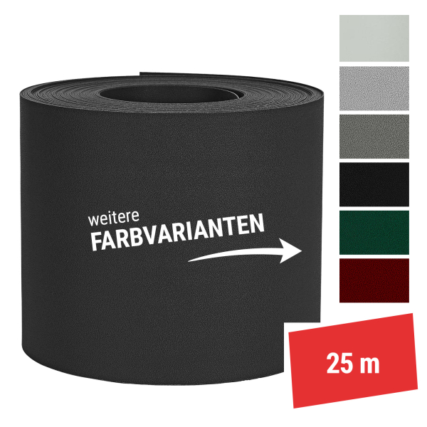 EXCLUSIVE Sichtschutzstreifen "Genarbt" Rolle 25 Meter