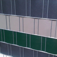 EXCLUSIVE Sichtschutzstreifen "Genarbt" Rolle 25 Meter Anthrazit (RAL 7016)