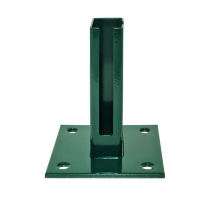 ESSENTIAL Bodenplatte 125x125 mm (für 6x4 cm) Grün RAL 6005