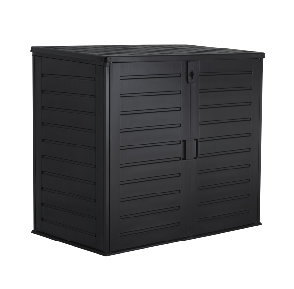 Koll Living Mülltonnenbox Tilia, 1170 Liter, Schwarz
