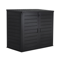 Koll Living Mülltonnenbox Tilia, 1170 Liter, Schwarz