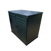 Koll Living M&uuml;lltonnenbox Tilia, 1770 Liter, Schwarz