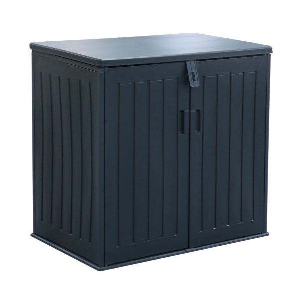 Koll Living M&uuml;lltonnenbox Soraya, 775 Liter, Schwarz