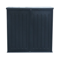 Koll Living M&uuml;lltonnenbox Soraya, 775 Liter, Schwarz