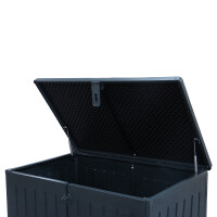 Koll Living M&uuml;lltonnenbox Soraya, 775 Liter, Schwarz