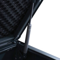 Koll Living M&uuml;lltonnenbox Soraya, 775 Liter, Schwarz