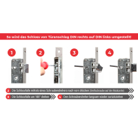 ESSENTIAL Torzubehör Ersatzteile Einsteckschloss