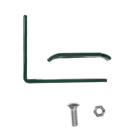 ESSENTIAL Zubehör Wandanschlusswinkel/Eckmattenverbinder Grün RAL 6005