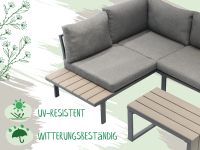 Lounge-Set Calea in Beige/Grau