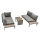 Lounge-Set Calea in Beige/Grau