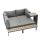 Lounge-Set Calea in Beige/Grau