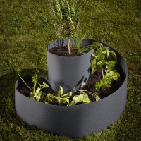 Kr&auml;uter- und Blumenspirale klein 35 cm x &Oslash; 55 cm anthrazit