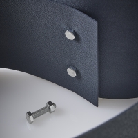 Kr&auml;uter- und Blumenspirale klein 35 cm x &Oslash; 55 cm anthrazit