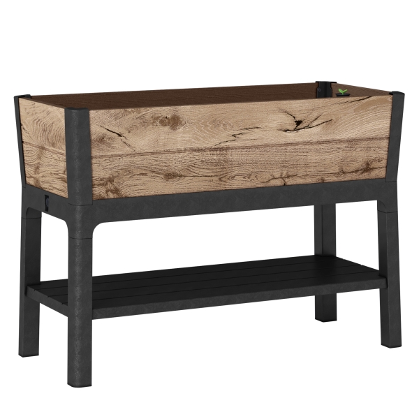 Keter Hochbeet DARWIN 110L Holzoptik Pinie