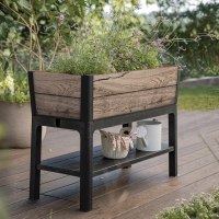 Keter Hochbeet DARWIN 110L Holzoptik Pinie