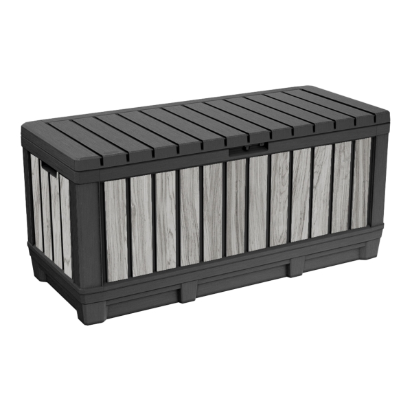 Keter Gartentruhe KENTWOOD Stormgrey, 350 L