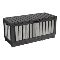 Keter Gartentruhe KENTWOOD Stormgrey, 350 L