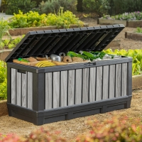 Keter Gartentruhe KENTWOOD Stormgrey, 350 L