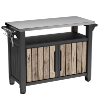 Keter Grilltisch UNITY XL 298L Holzoptik Pinie