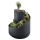 Kräuter- und Blumenspirale 420 Liter Anthrazit (80 cm x Ø80 cm)