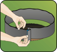 Wurzelsperre 3,5 x 0,60 m wellig anthrazit