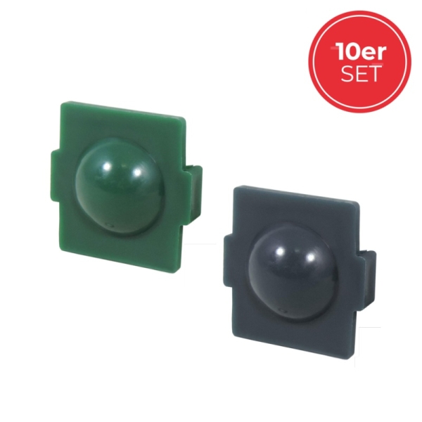 Pfostenzubehör Abdeckkappe für Pfostenhalter 10 Stk.