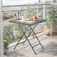 Camping Klapptisch Nomad, Schwarz