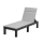 Koll Living Gartenliege Miami Anthrazit/Grau