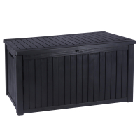 Gartenbox Cedar 680/870 Liter, Schwarz
