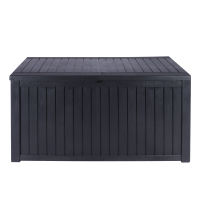 Gartenbox Cedar 680/870 Liter, Schwarz