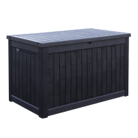 Gartenbox Cedar 680/870 Liter, Schwarz