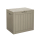 Gartenbox Cubex 118 Liter Anthrazit/Beige