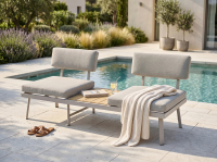 Koll Living Lounge-Bank Aluna Grau