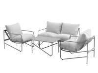 Lounge-Set Hanna, Grau